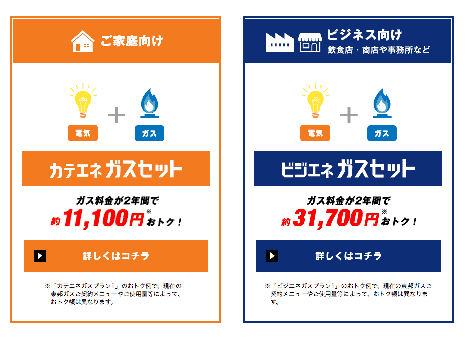 ガス始める部