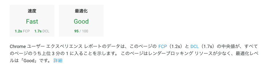 WEBページ速度