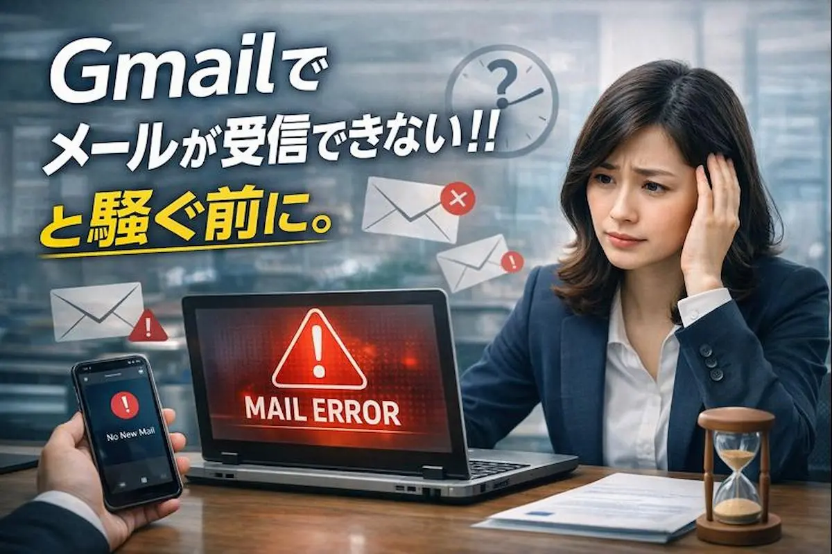 Gmailでメールが受信できない！！と騒ぐ前に。2026年1月のPOP終了への正しい対応策