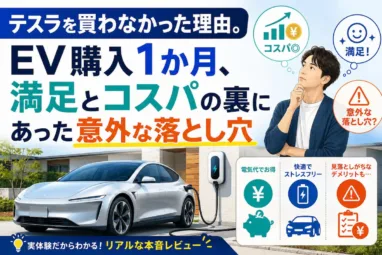 テスラを買わなかった理由。EV購入1か月、満足とコスパの裏にあった意外な落とし穴